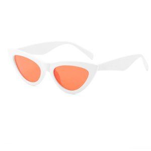 CAT EYE VINTAGE RETRO STYLE SUNGLASSES UV White